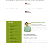 Tablet Screenshot of endodoncialorente.com